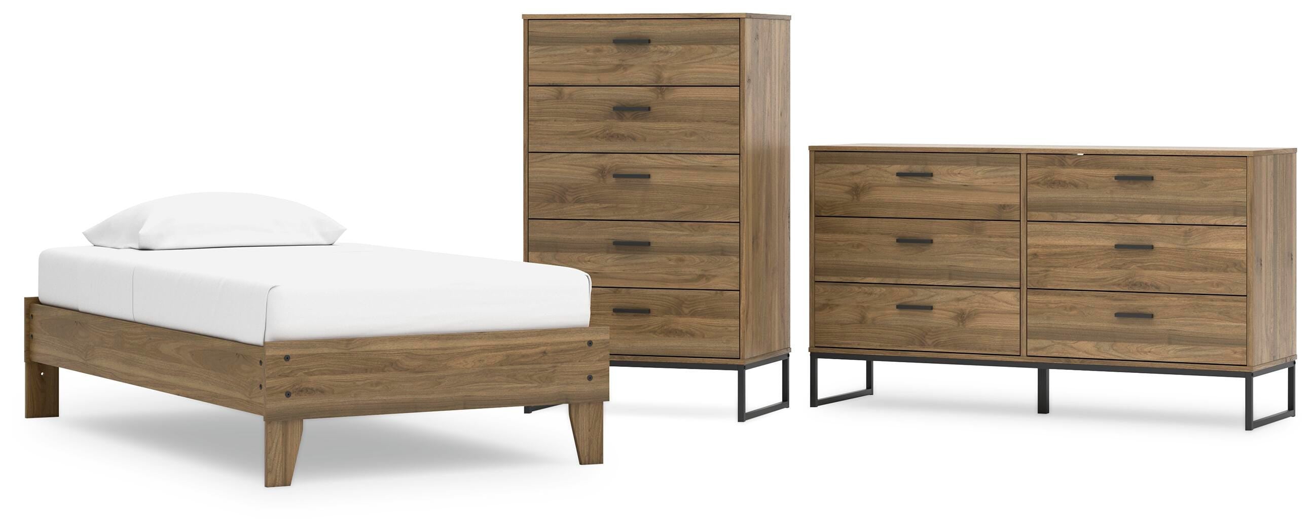 Deanlow Platform Bed, Dresser and Chest
