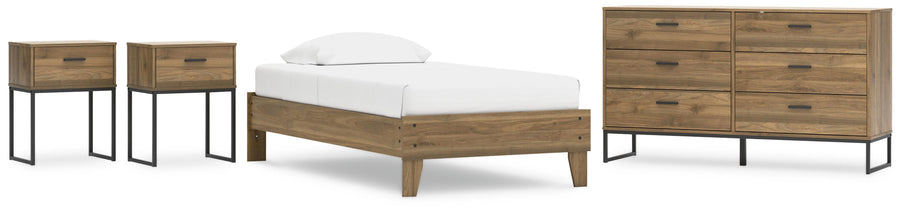 Deanlow Platform Bed, Dresser and 2 Nightstands