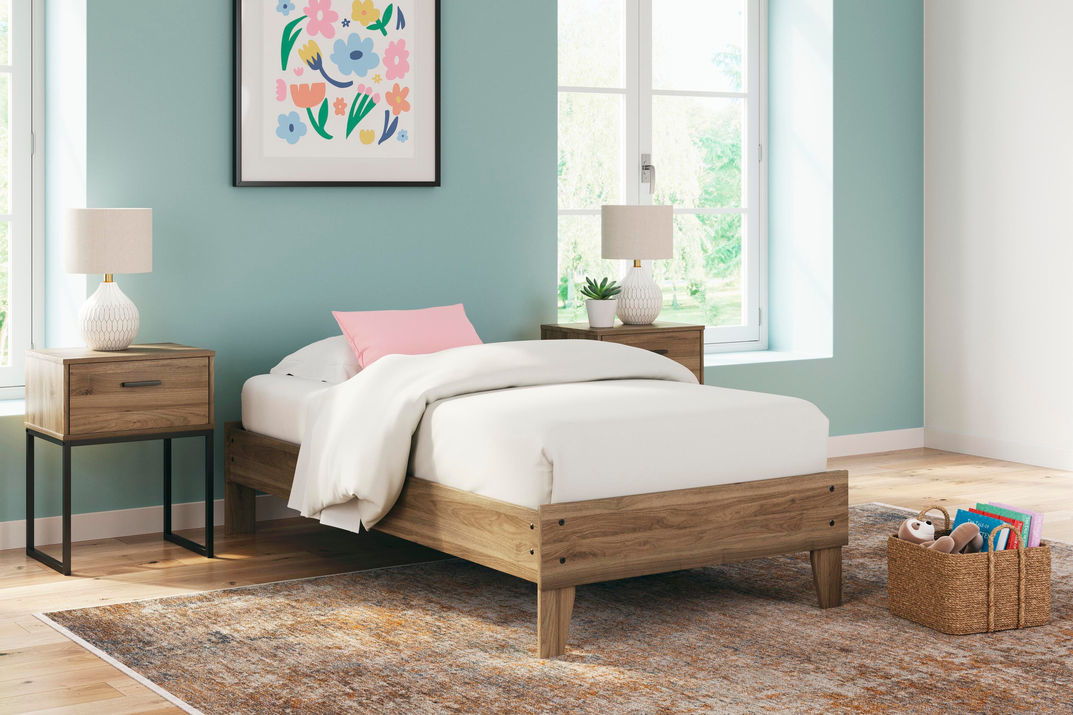 Deanlow Platform Bed, Dresser, Chest and 2 Nightstands