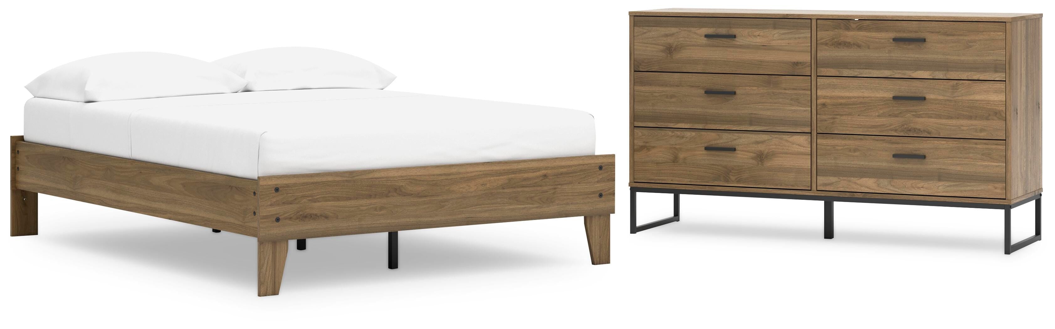 Deanlow Platform Bed and Dresser