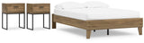 Deanlow Platform Bed and 2 Nightstands