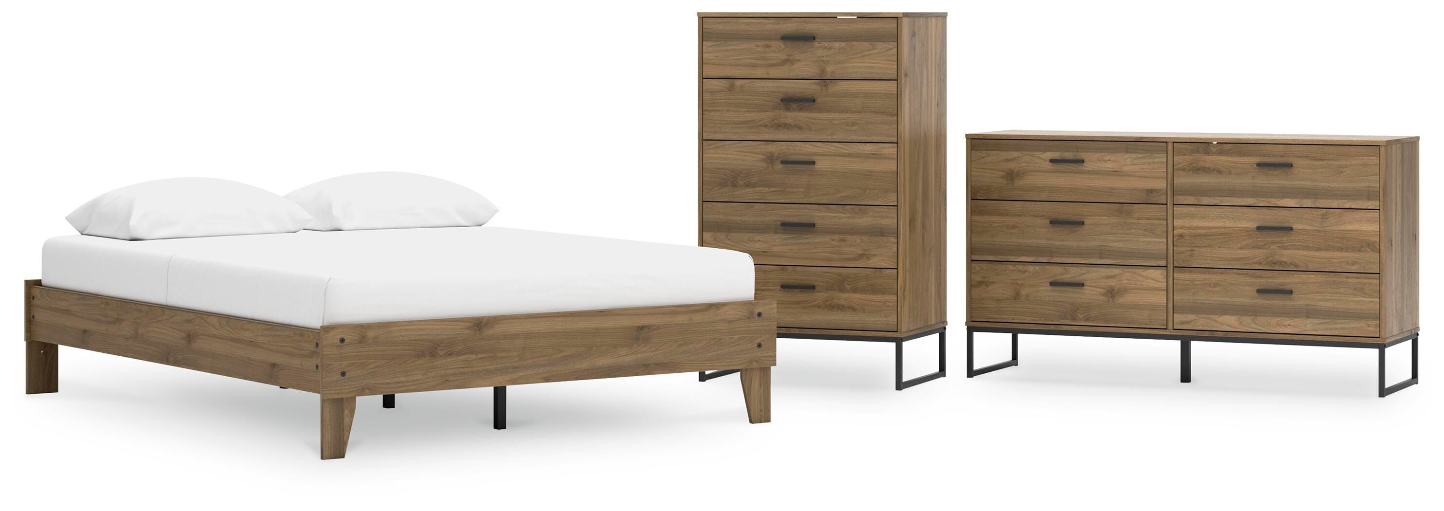 Deanlow Platform Bed, Dresser and Chest