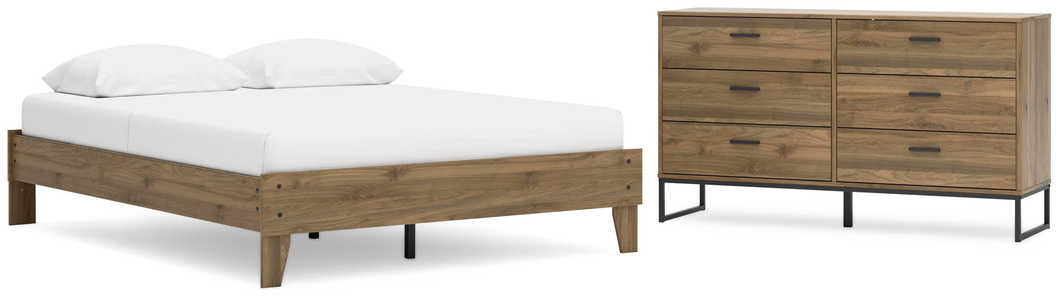 Deanlow Platform Bed and Dresser