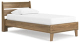Deanlow Platform Panel Bed and Nightstand