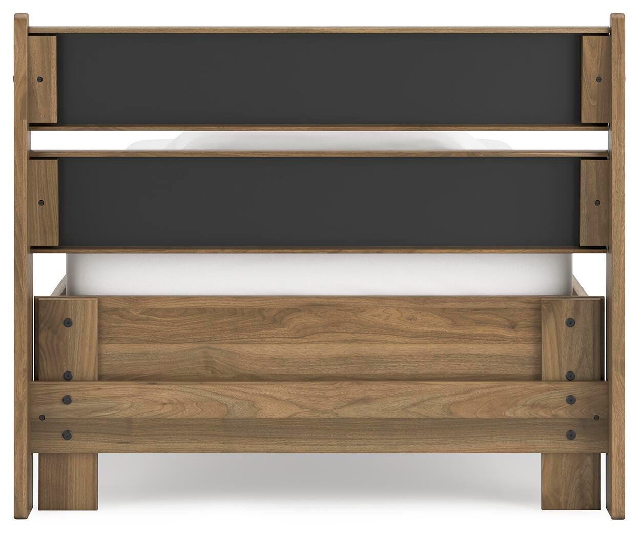 Deanlow Platform Panel Bed and Nightstand