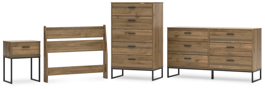 Deanlow Panel Headboard, Dresser, Chest and Nightstand