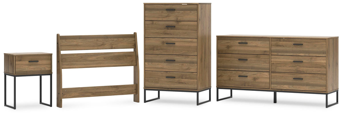 Deanlow Panel Headboard, Dresser, Chest and Nightstand