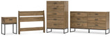 Deanlow Panel Headboard, Dresser, Chest and Nightstand