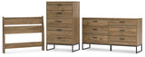 Deanlow Panel Headboard, Dresser and Chest