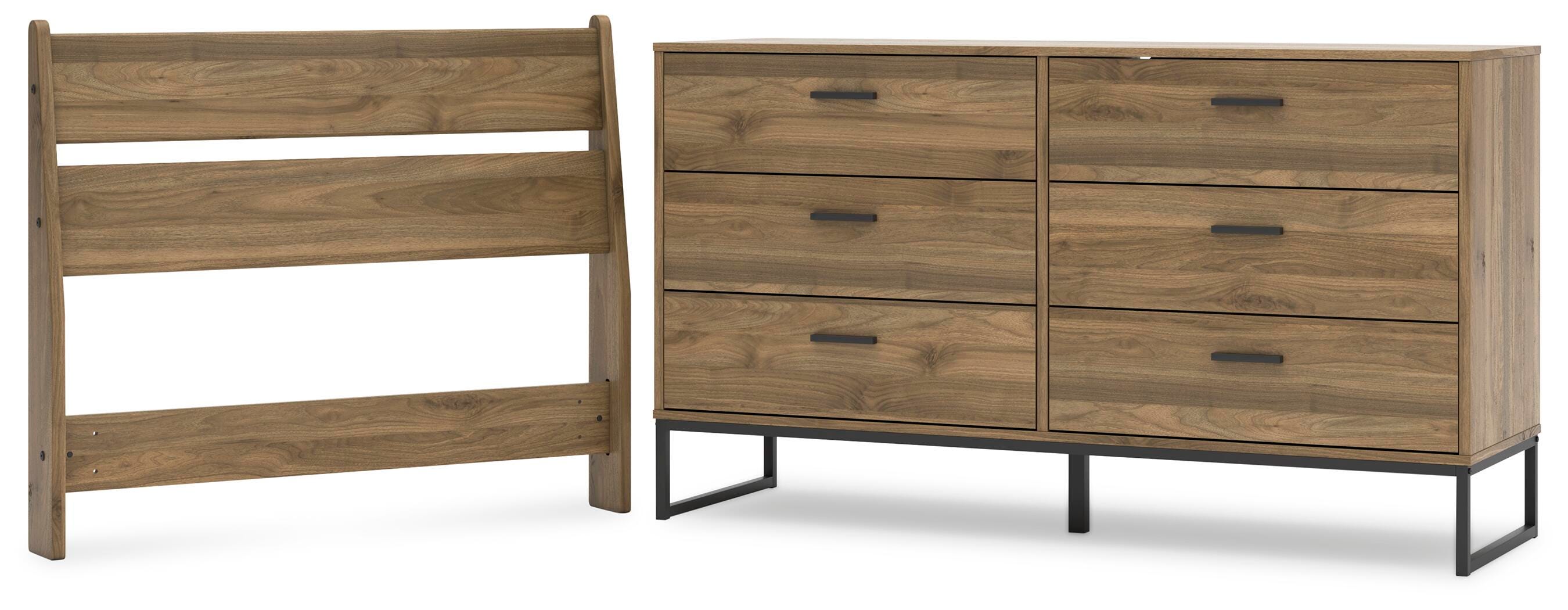 Deanlow Panel Headboard and Dresser
