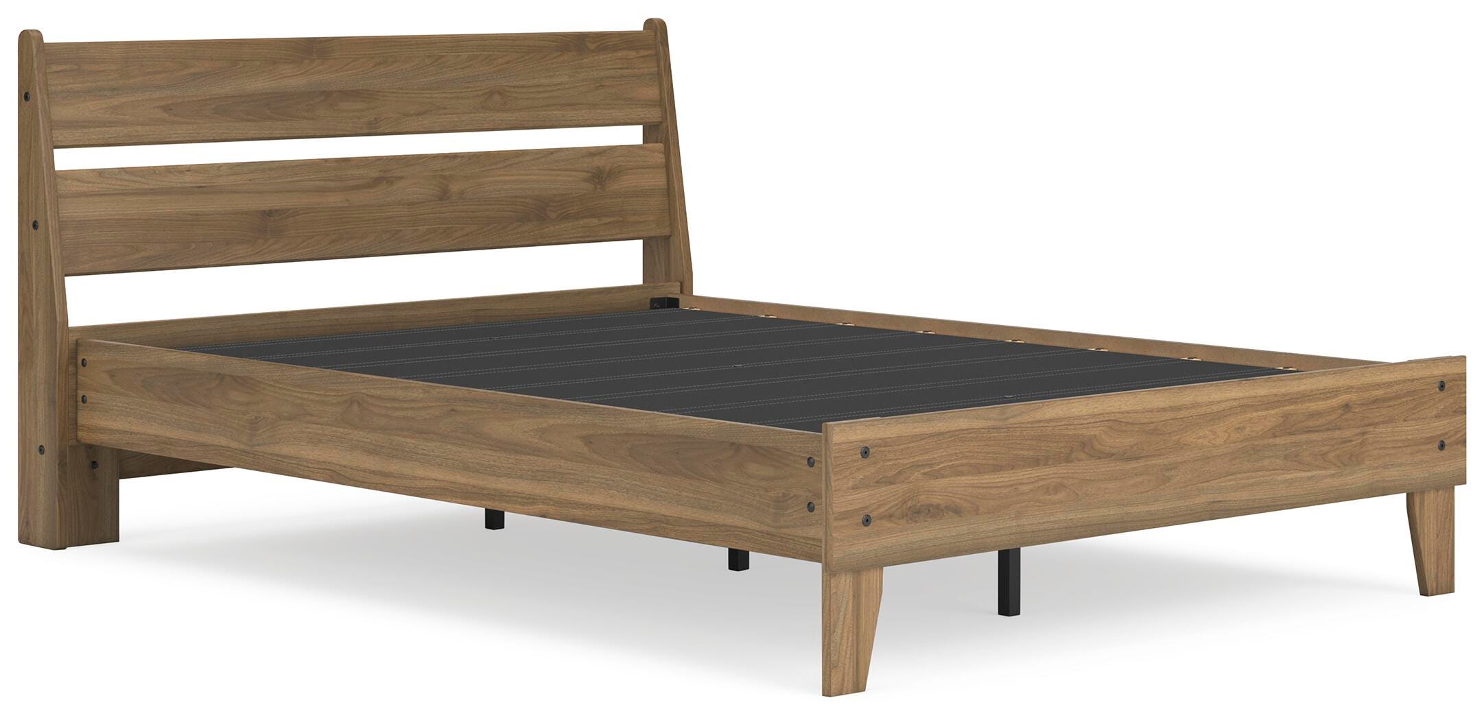 Deanlow Platform Panel Bed and 2 Nightstands