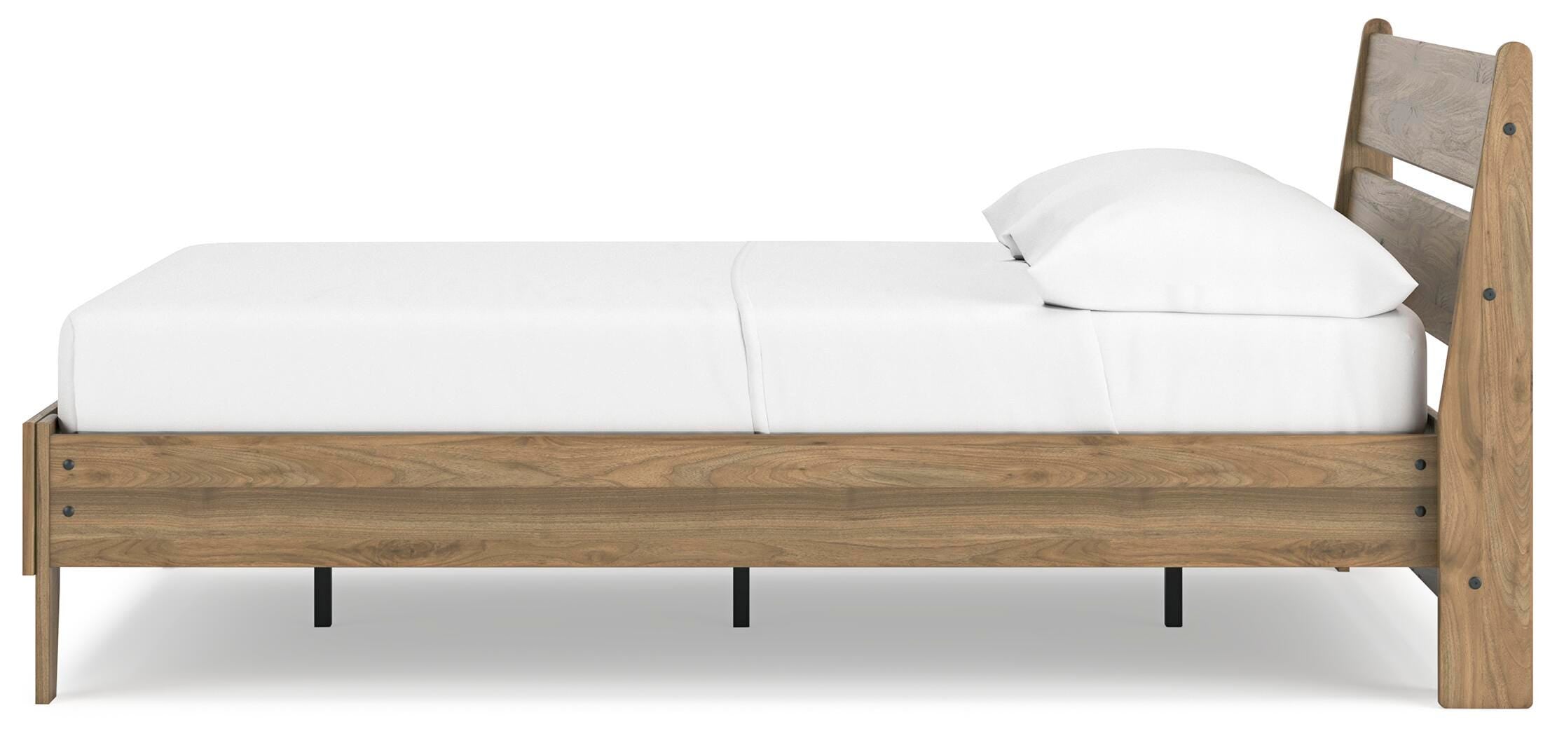 Deanlow Platform Panel Bed, Dresser and 2 Nightstands