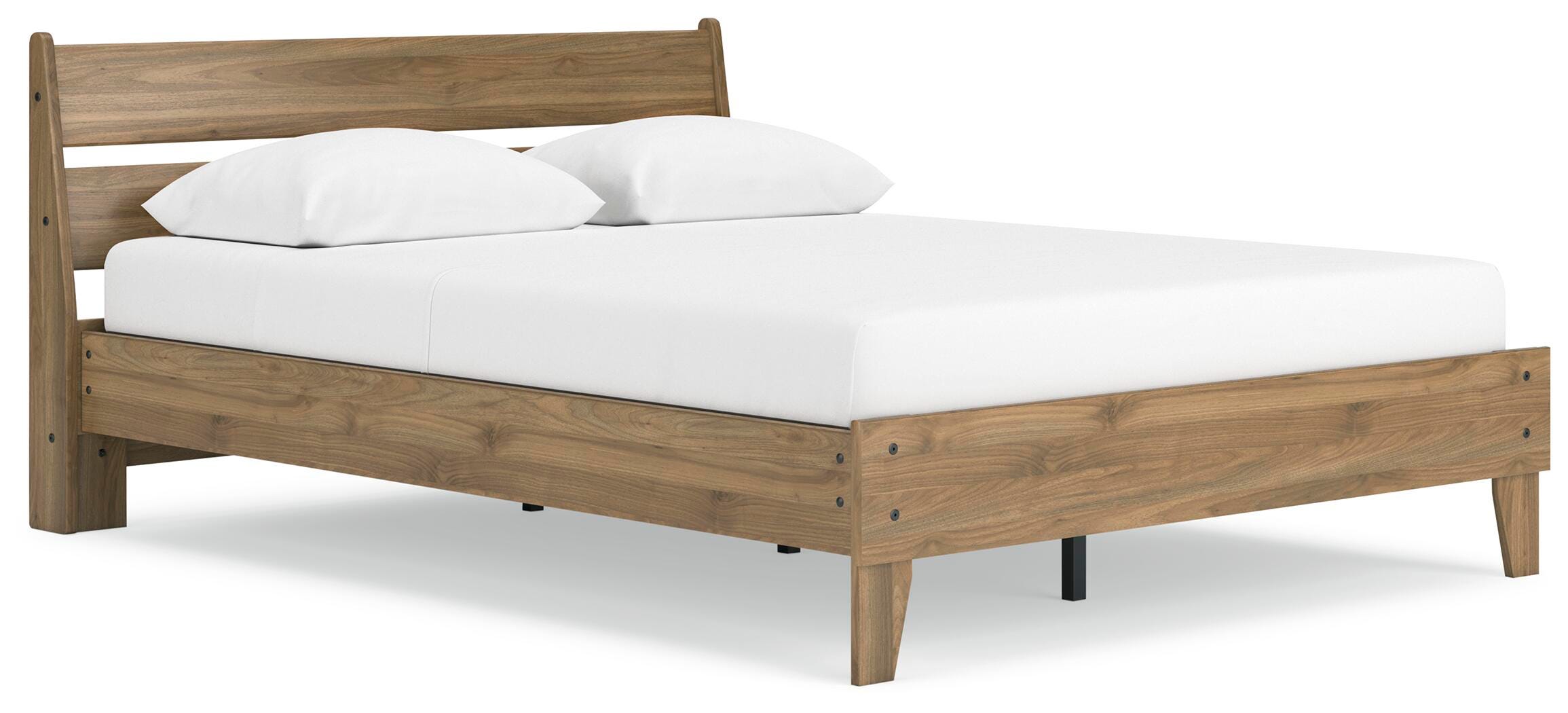 Deanlow Platform Panel Bed and 2 Nightstands