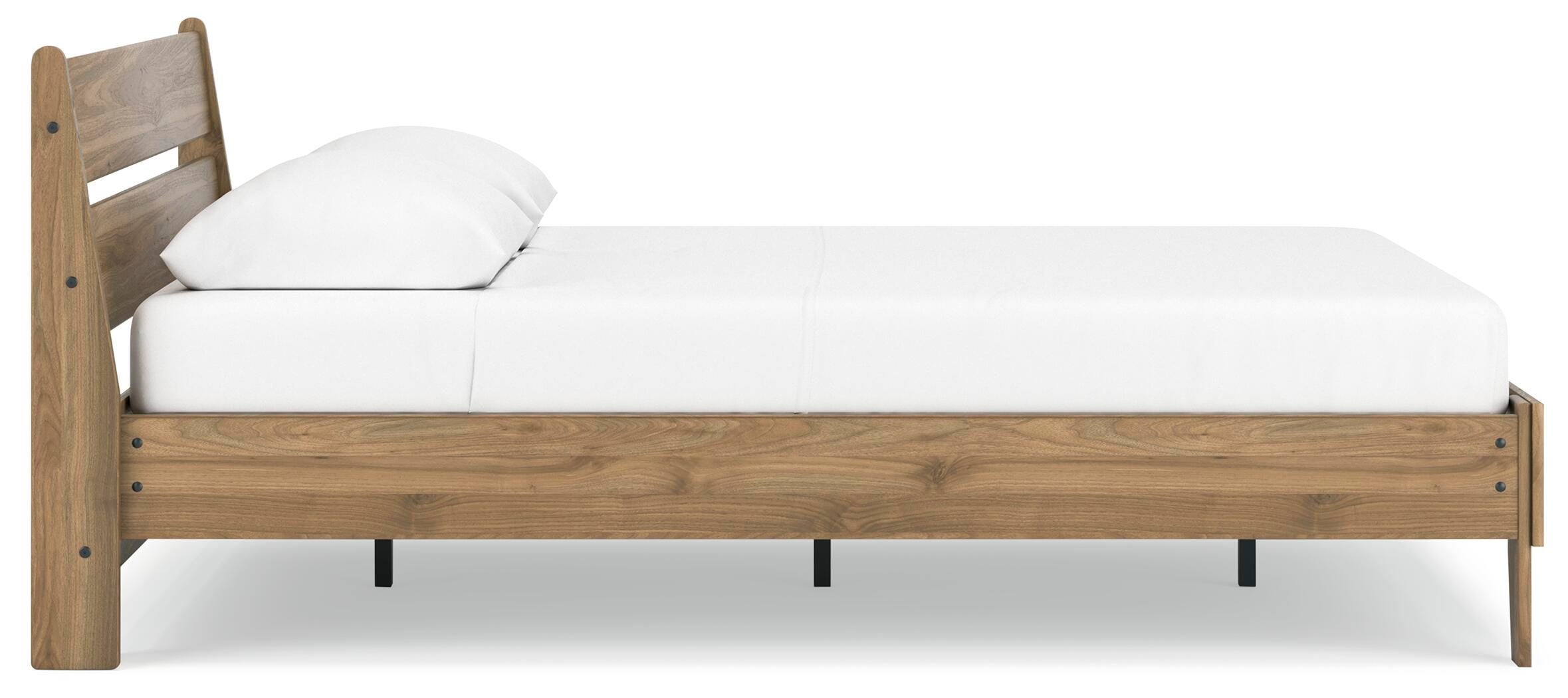 Deanlow Platform Panel Bed and 2 Nightstands