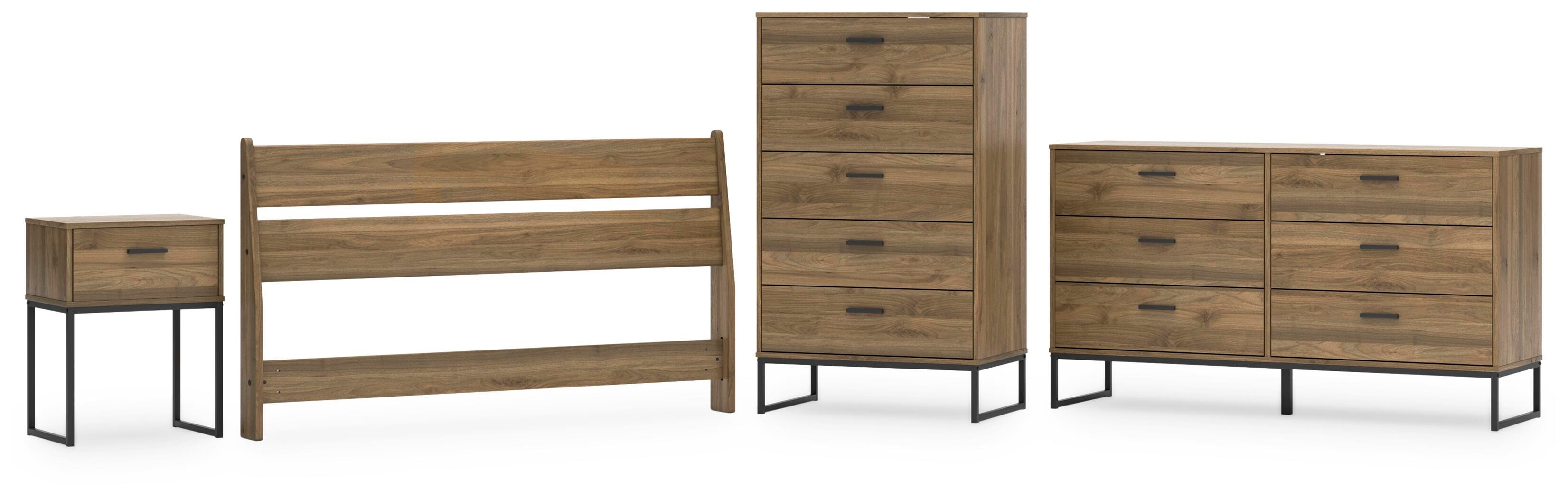 Deanlow Panel Headboard, Dresser, Chest and Nightstand