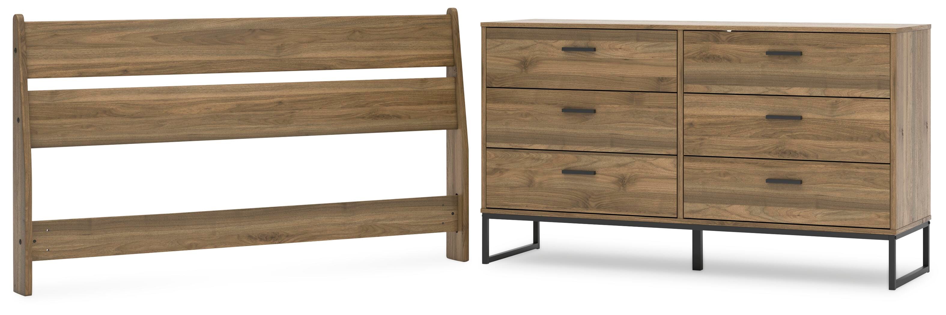 Deanlow Panel Headboard and Dresser
