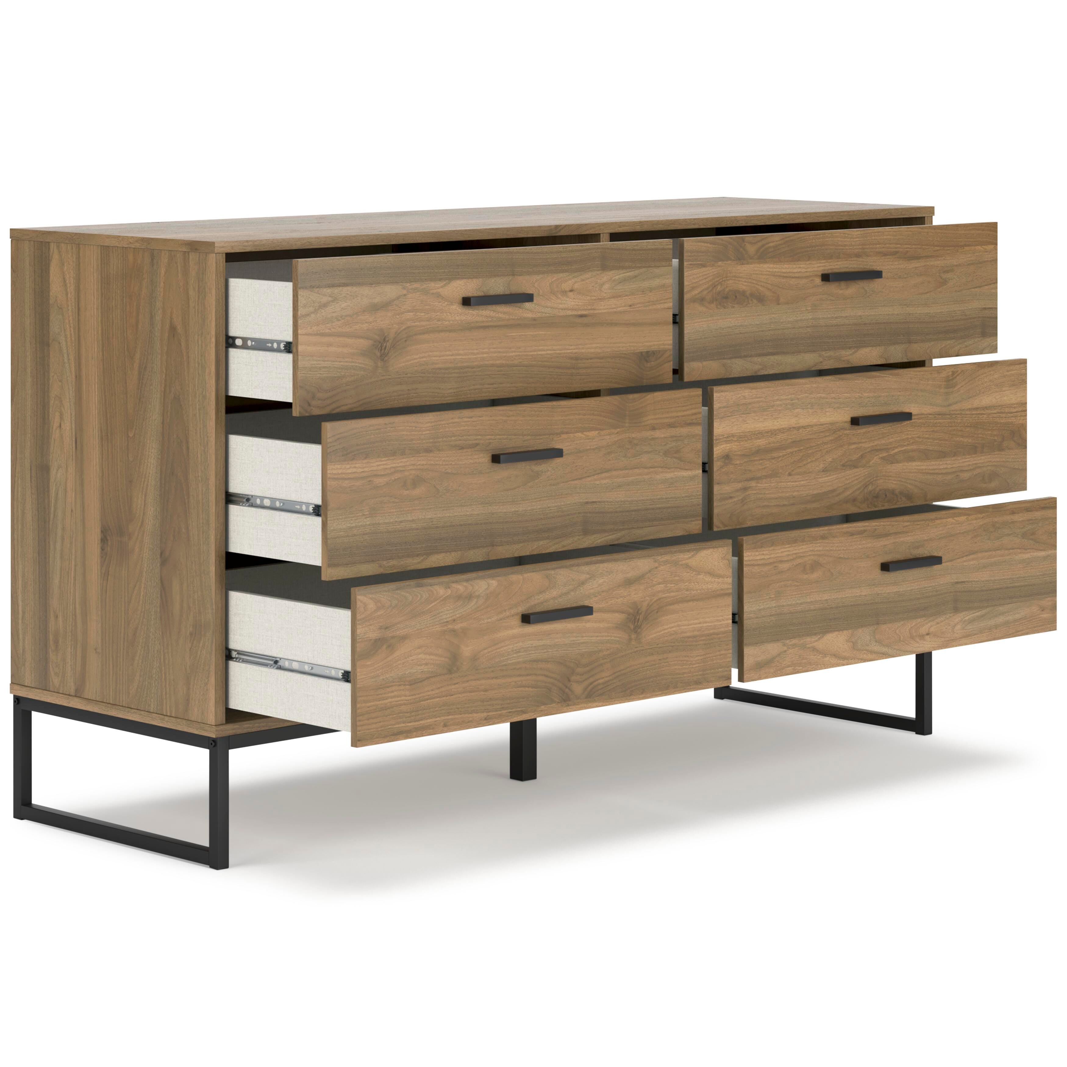 Deanlow Panel Headboard, Dresser and Nightstand