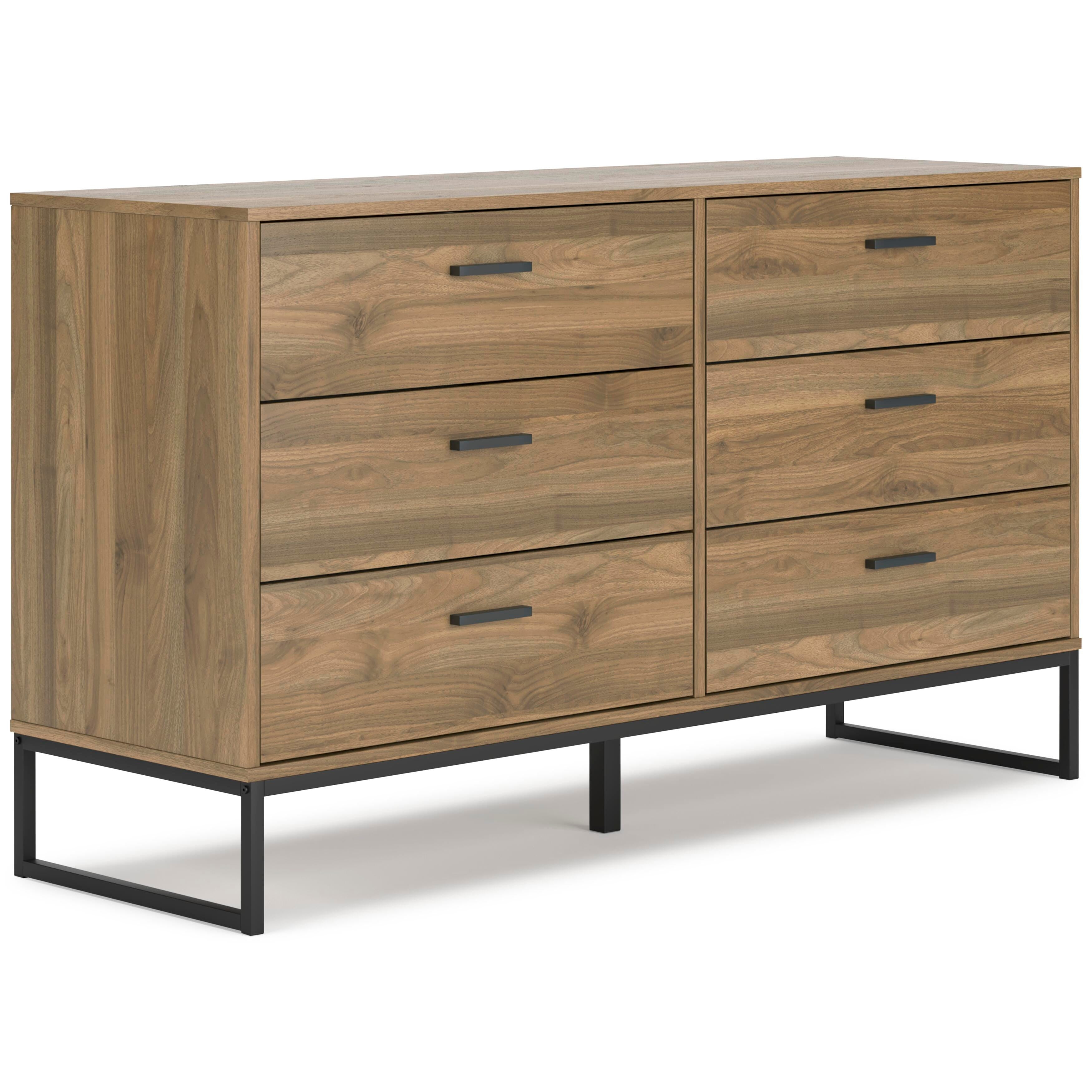 Deanlow Panel Headboard, Dresser and Nightstand