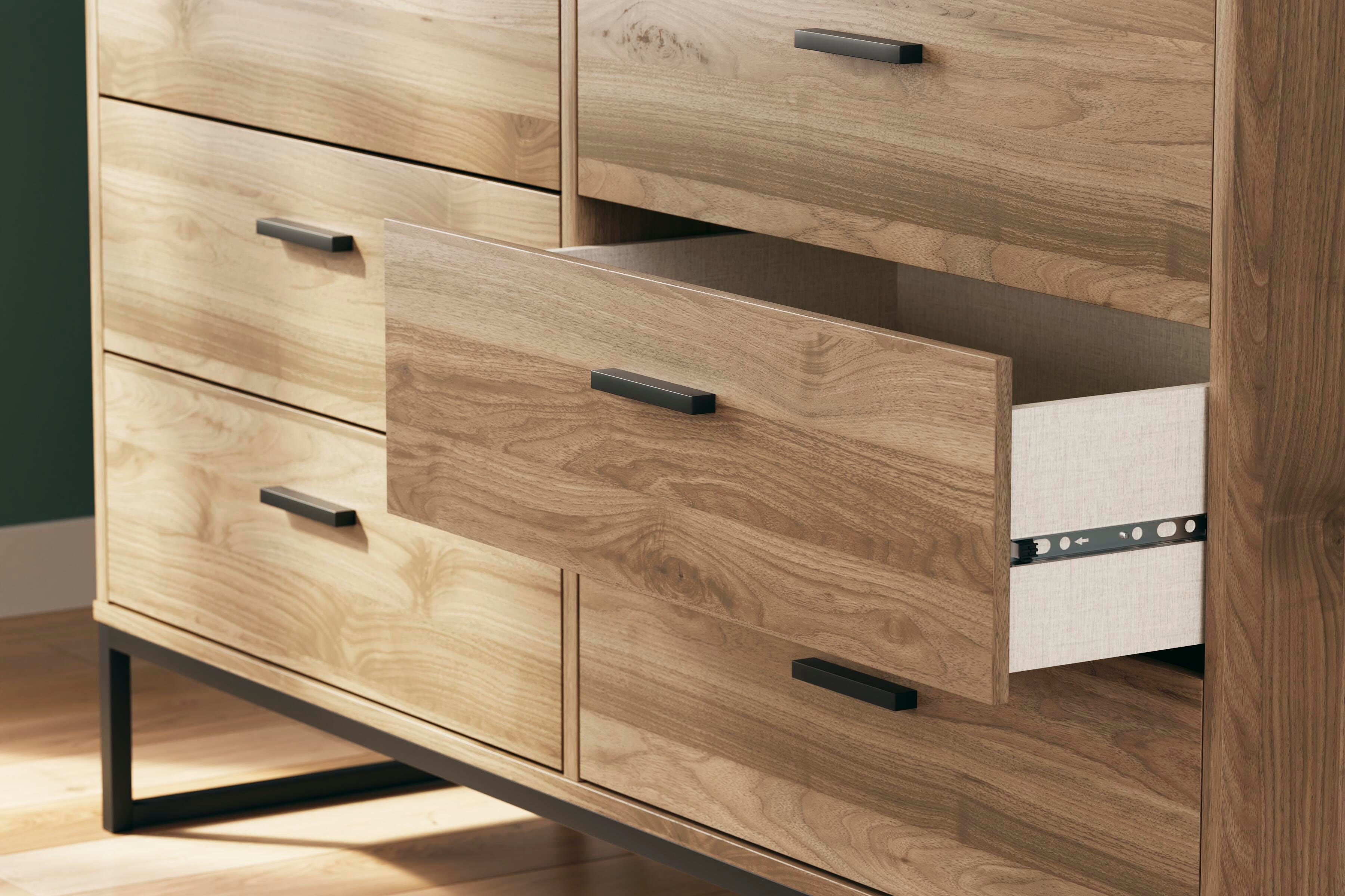 Deanlow Platform Panel Bed, Dresser, Chest and Nightstand