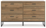 Deanlow Panel Headboard and Dresser