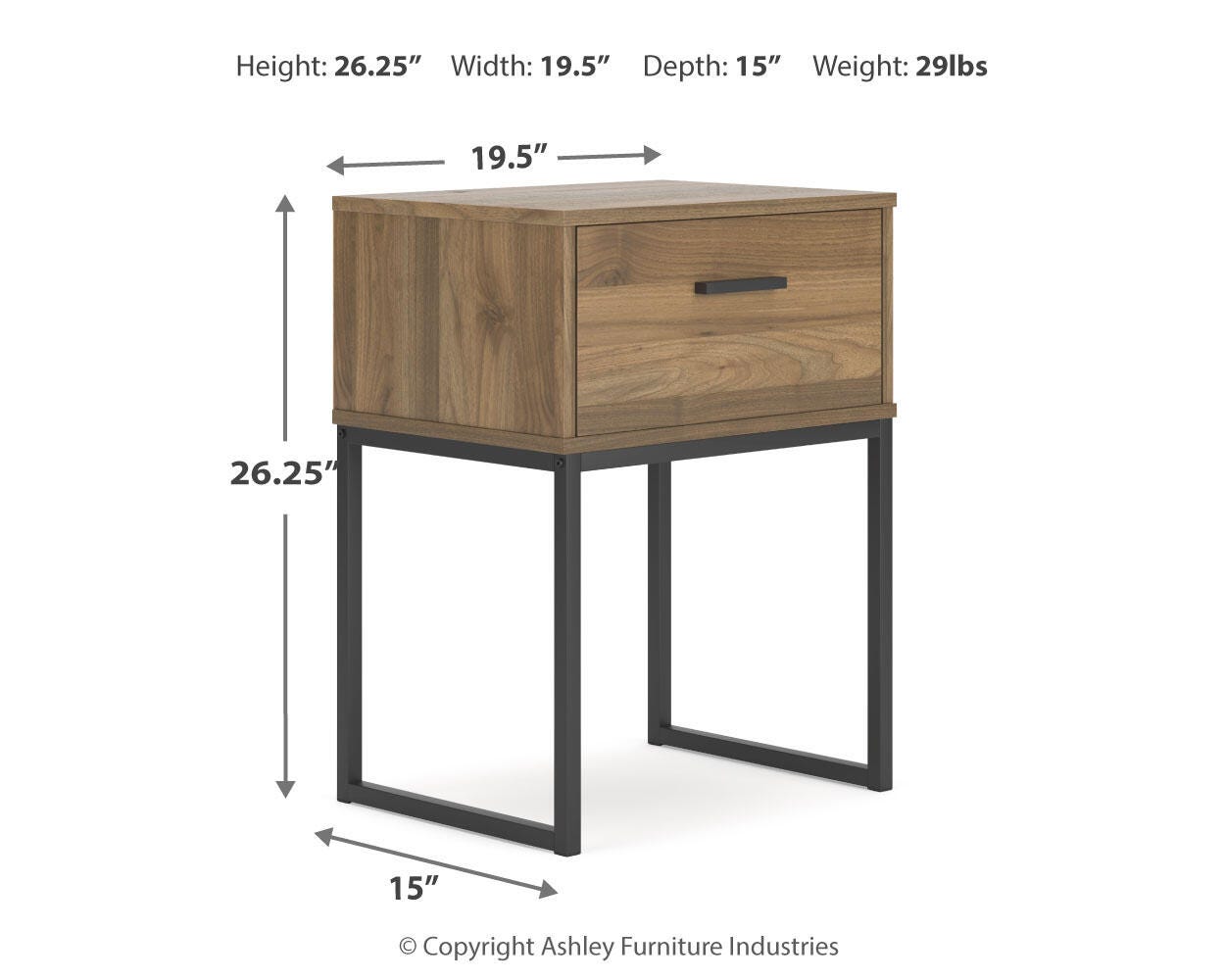 Deanlow Panel Headboard, Dresser and Nightstand