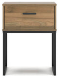 Deanlow Panel Headboard and Nightstand