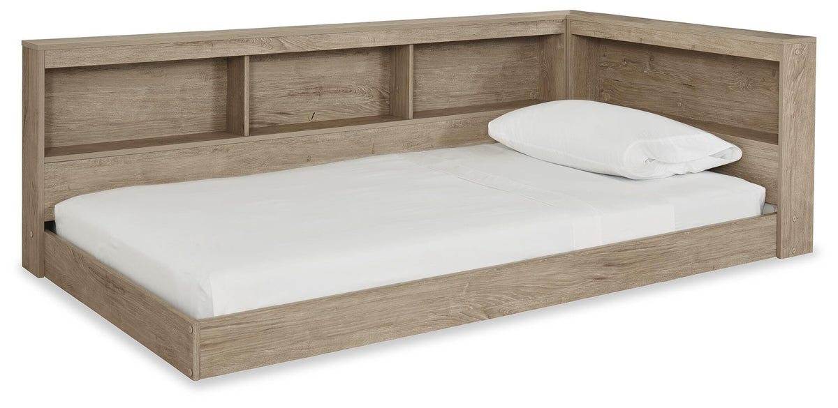 Oliah Bookcase Storage Bed