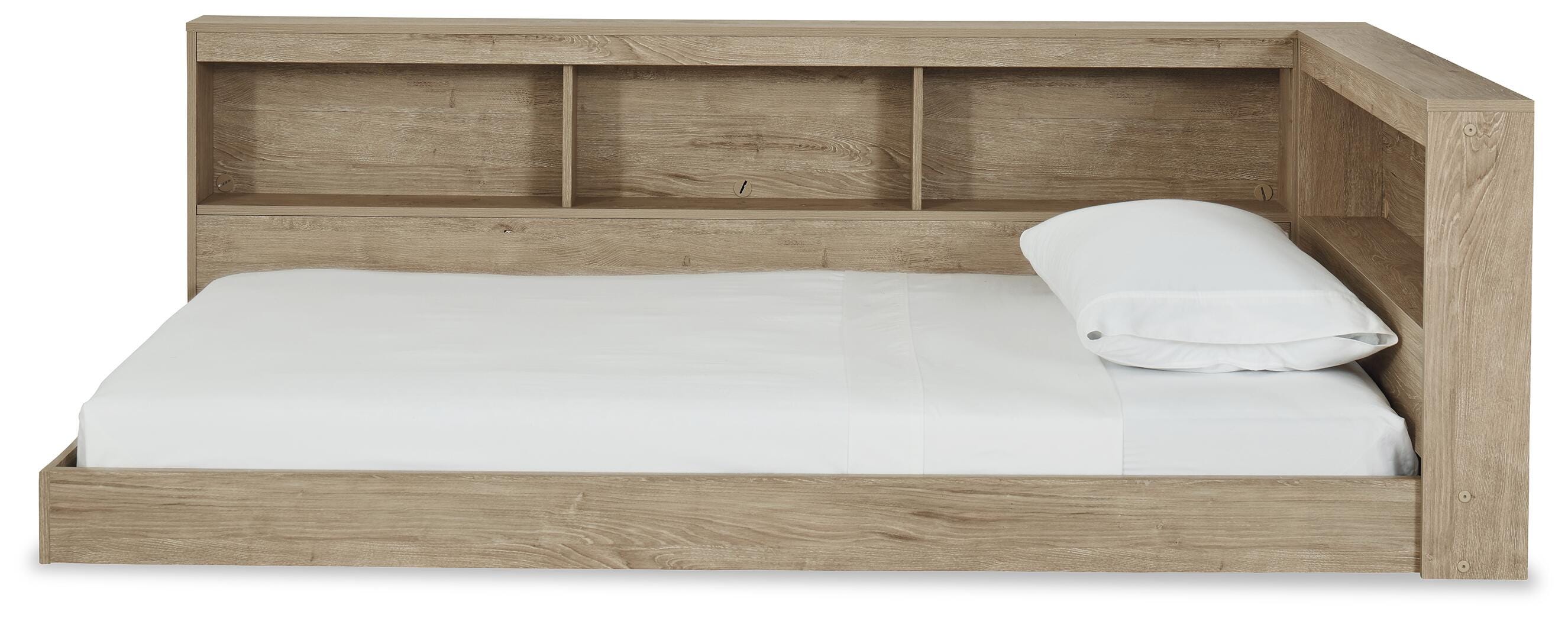 Oliah Bookcase Storage Bed