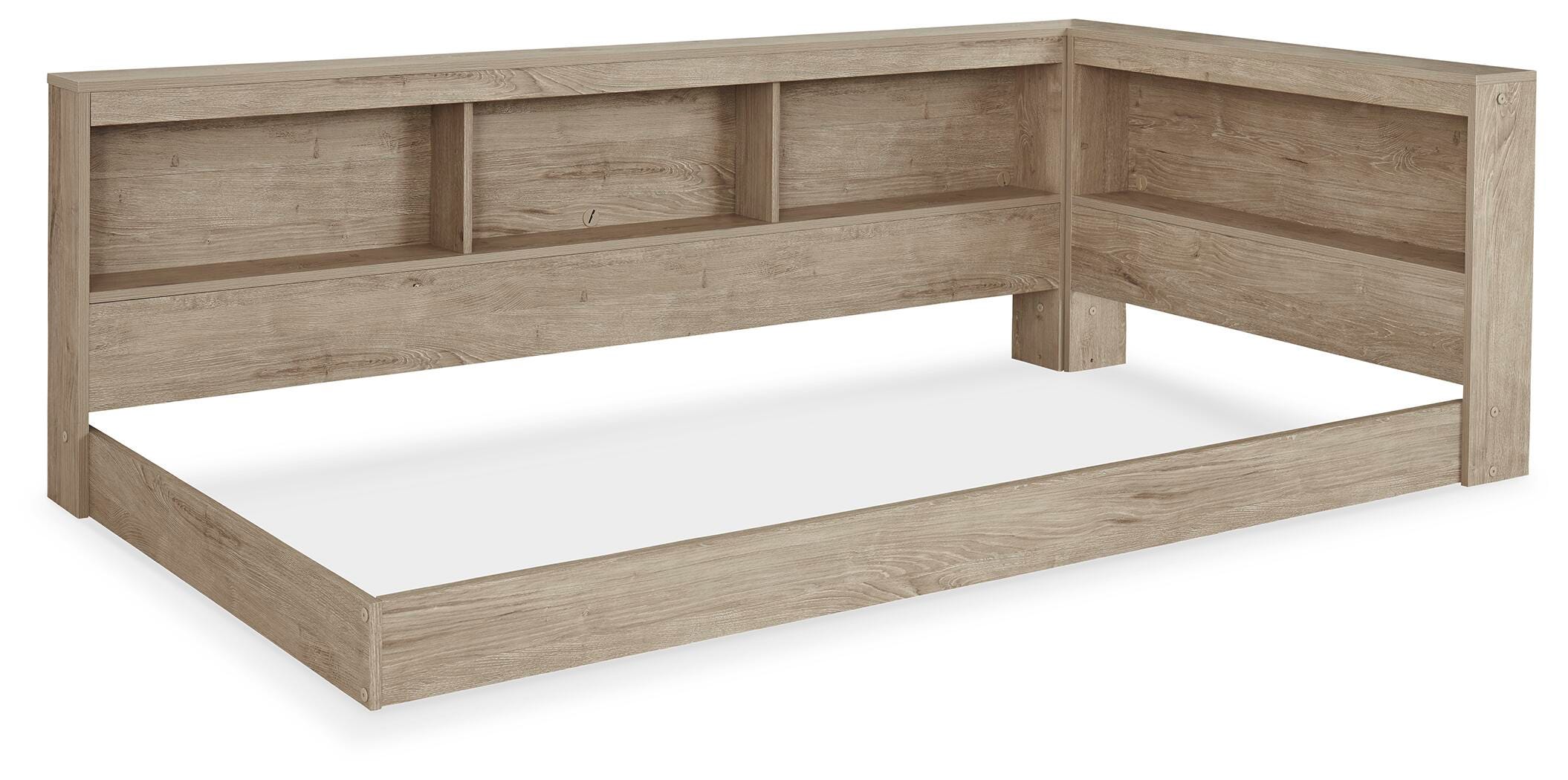 Oliah Bookcase Storage Bed