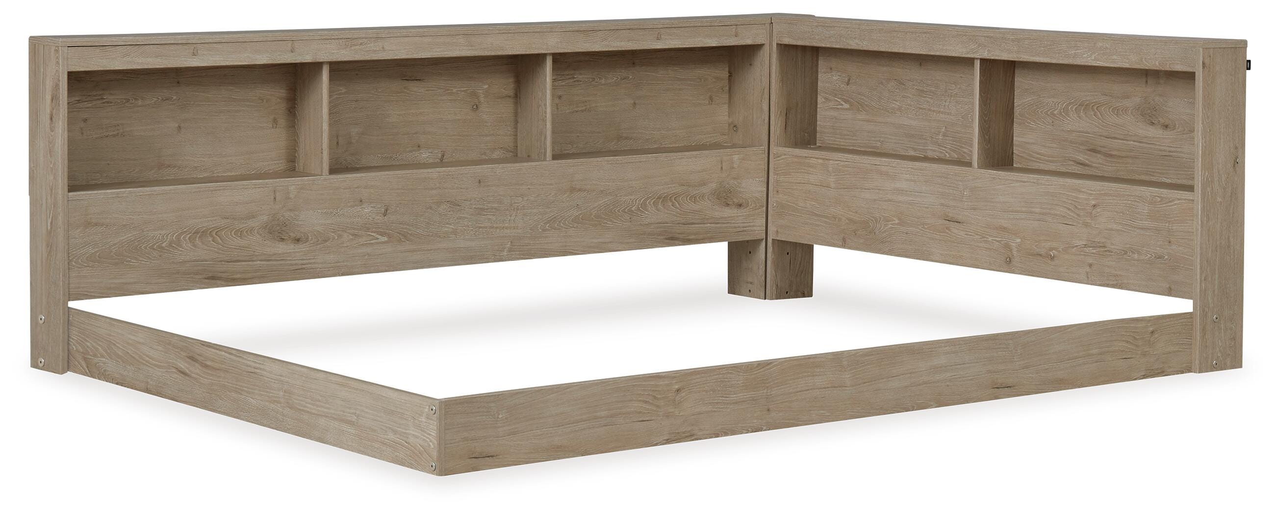 Oliah Bookcase Storage Bed