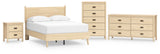 Cabinella Platform Panel Bed, Dresser, Chest and Nightstand