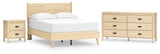 Cabinella Platform Panel Bed, Dresser and Nightstand
