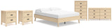 Cabinella Platform Bed, Dresser, Chest and 2 Nightstands