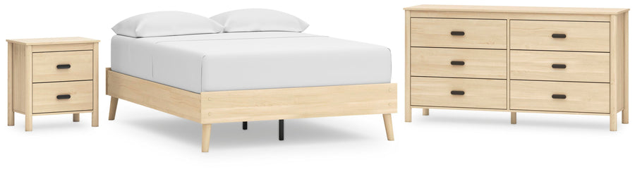 Cabinella Platform Bed, Dresser and Nightstand