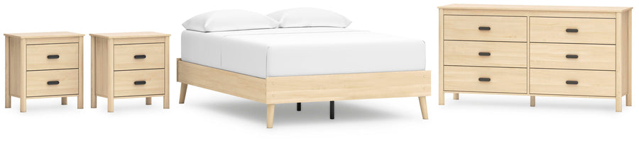 Cabinella Platform Bed, Dresser and 2 Nightstands