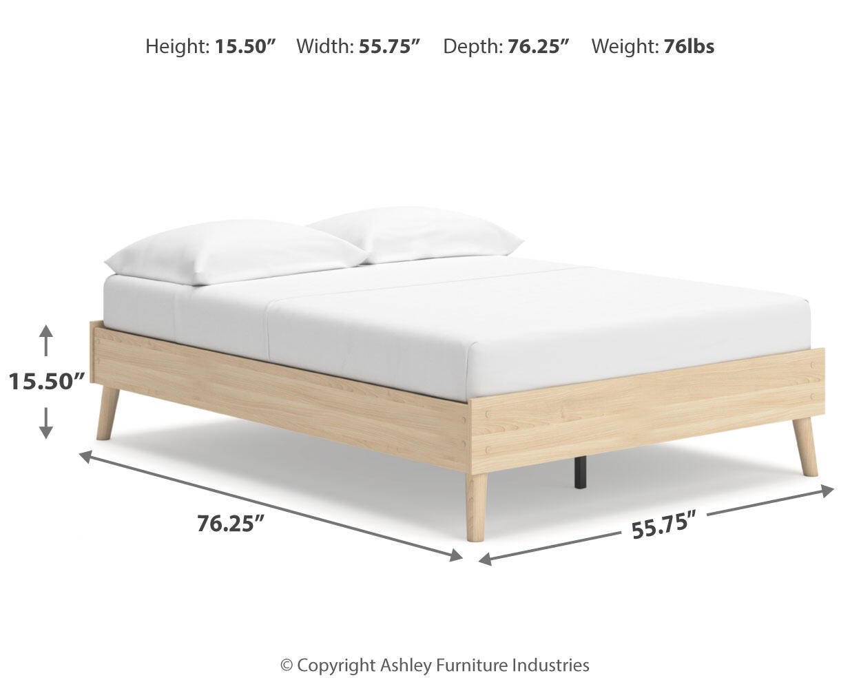 Cabinella Platform Bed, Dresser and Nightstand