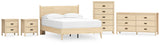 Cabinella Platform Panel Bed, Dresser, Chest and 2 Nightstands