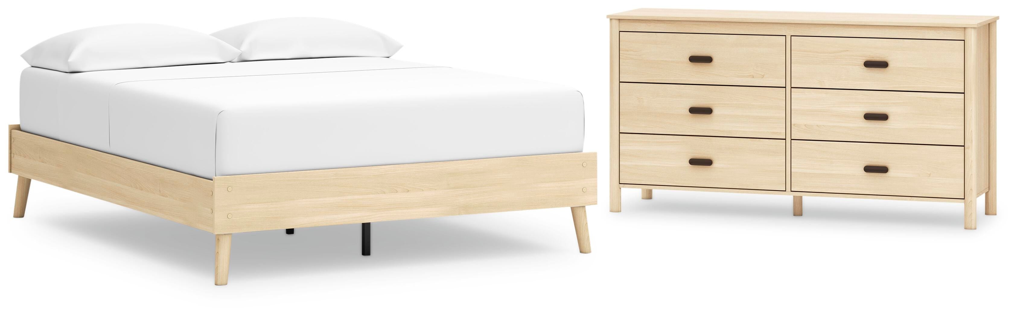 Cabinella Platform Bed and Dresser