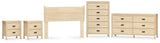 Cabinella Panel Headboard, Dresser, Chest and 2 Nightstands