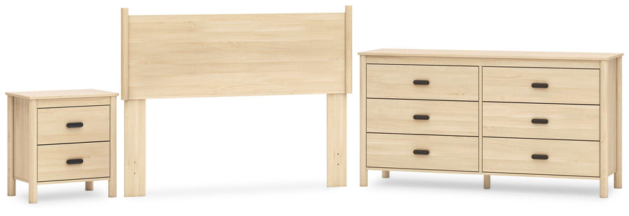 Cabinella Panel Headboard, Dresser and Nightstand