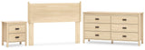 Cabinella Panel Headboard, Dresser and Nightstand