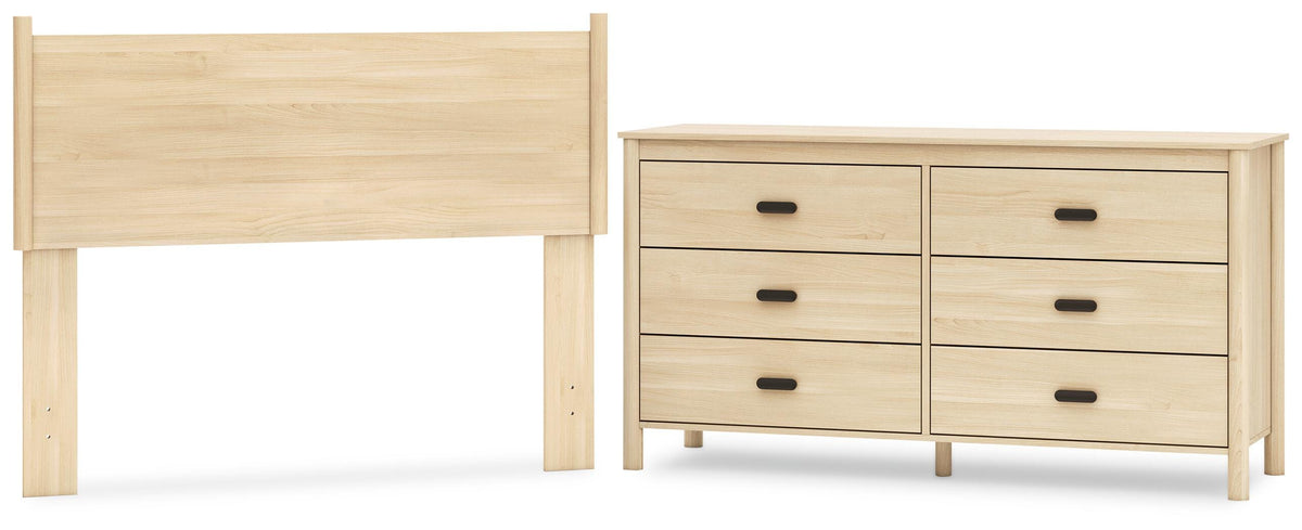 Cabinella Panel Headboard and Dresser