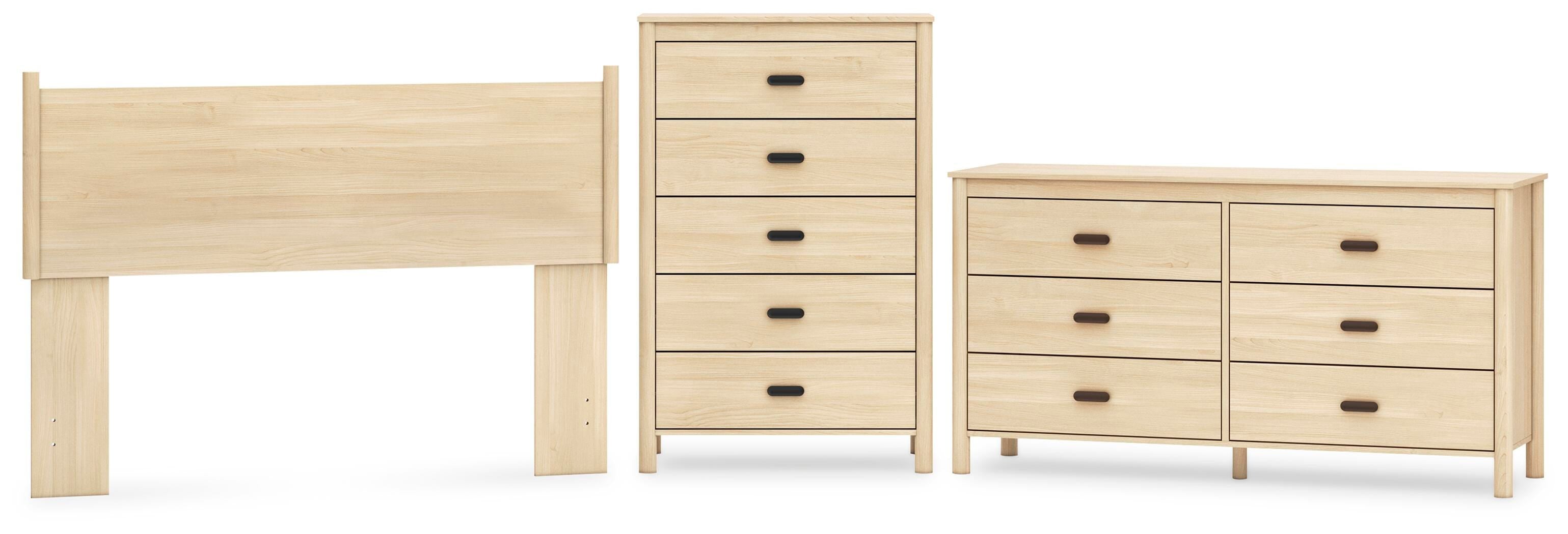 Cabinella Panel Headboard, Dresser and Chest
