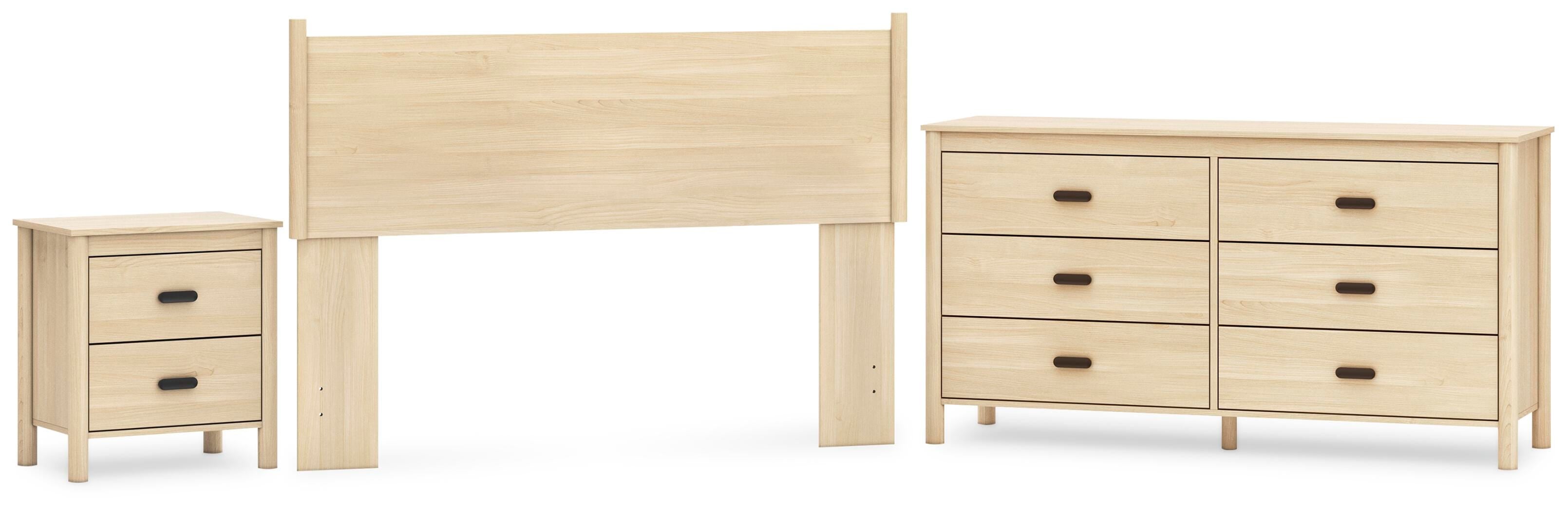 Cabinella Panel Headboard, Dresser and Nightstand