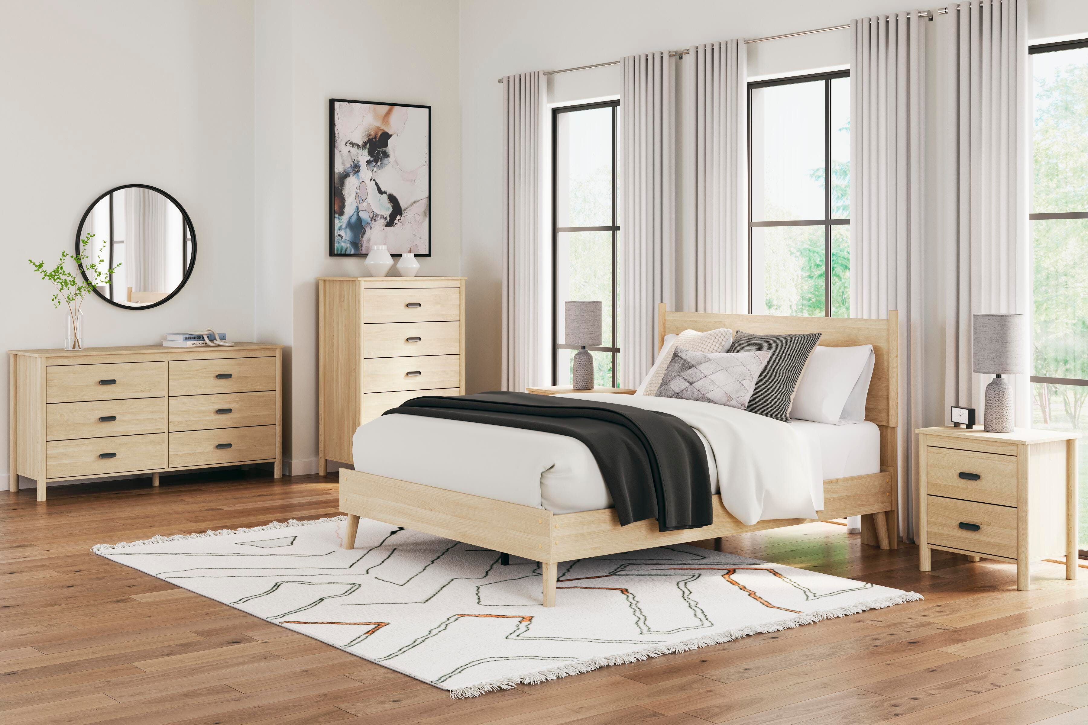 Cabinella Platform Bed, Dresser, Chest and Nightstand