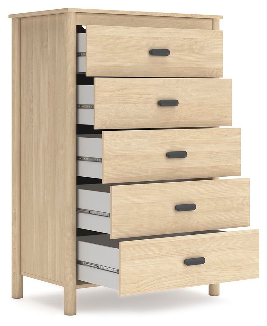 Cabinella Platform Bed, Dresser, Chest and 2 Nightstands
