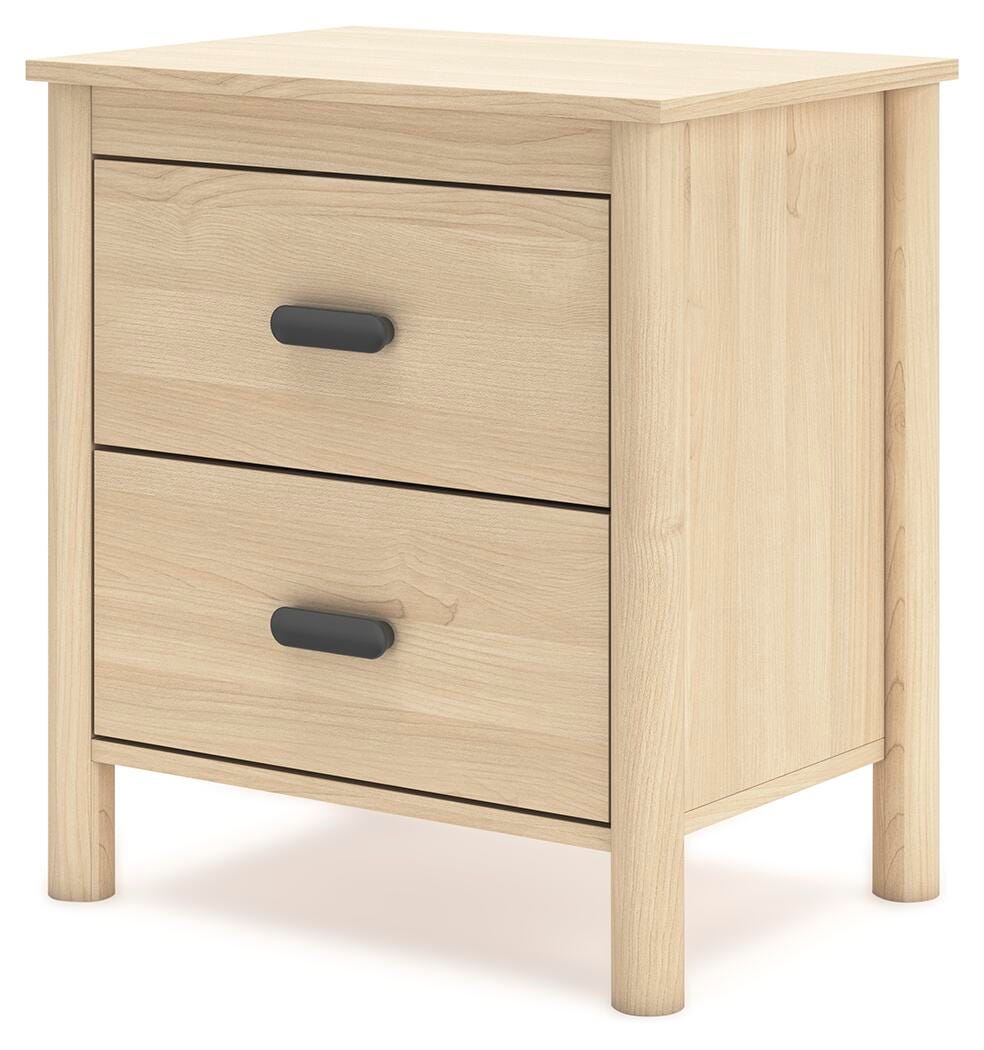 Cabinella Panel Headboard and 2 Nightstands