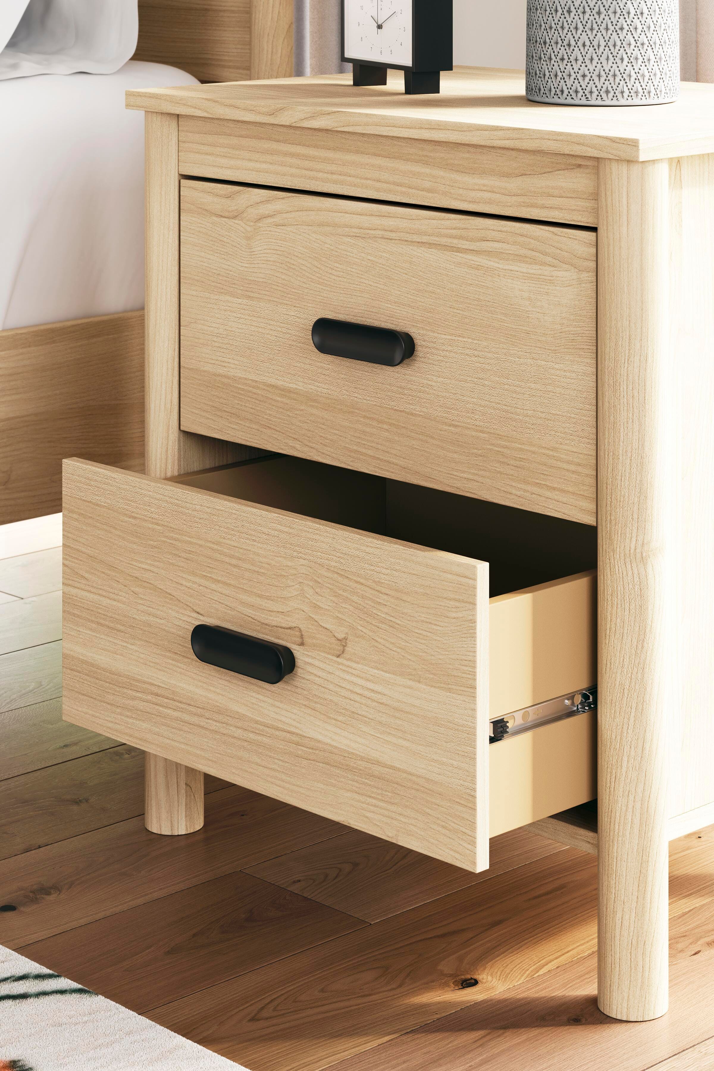 Cabinella Platform Panel Bed, Dresser and 2 Nightstands
