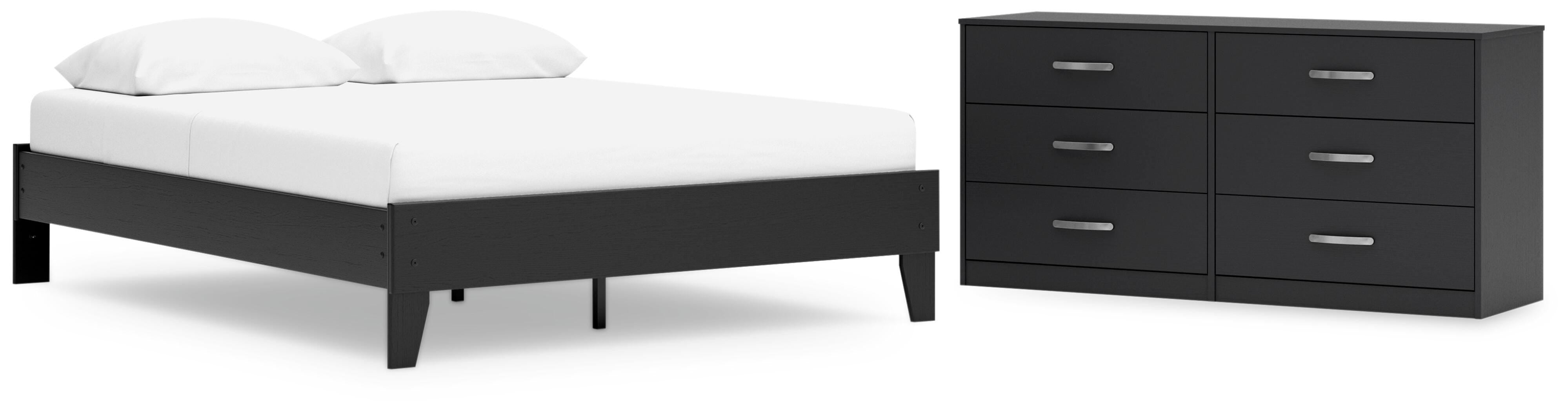 Finch Platform Bed with Dresser