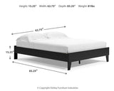 Finch Platform Bed with 2 Nightstands